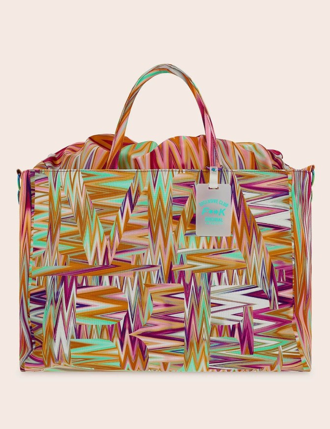 F**K BORSA BIG ZIP RAINBOW