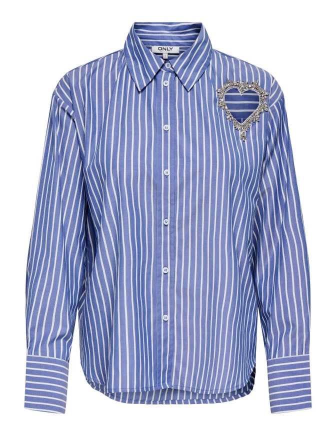 ONLY CAMICIA  HEART STRASS