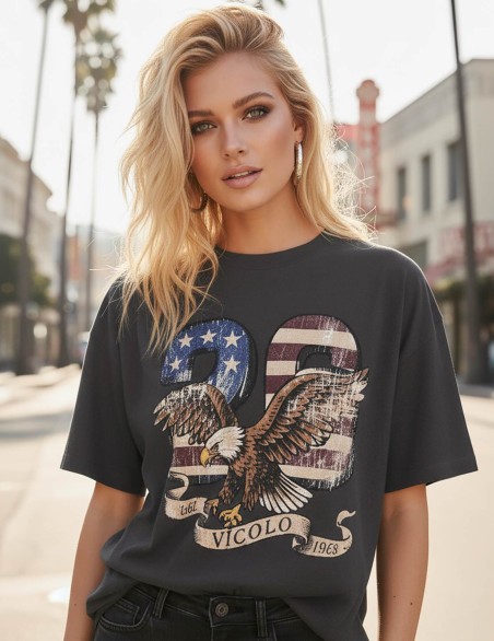 VICOLO TSHIRT  AQUILA USA