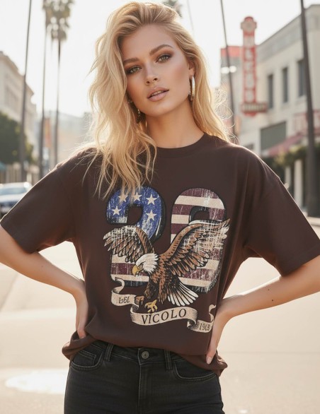 VICOLO TSHIRT  AQUILA USA