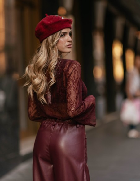 YOU DECIDE BLUSA PIZZO