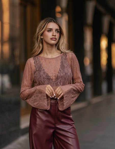 YOU DECIDE BLUSA PIZZO
