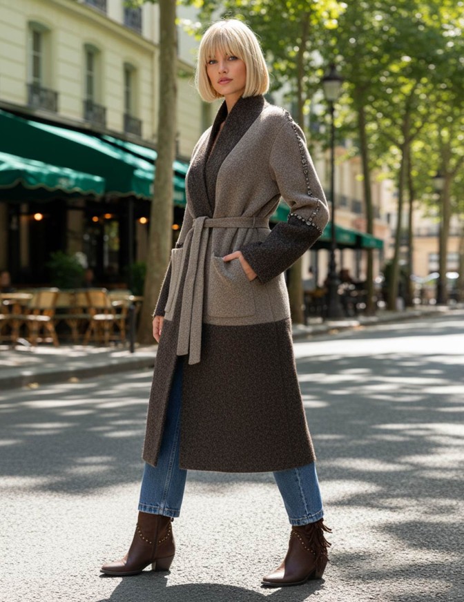 VICOLO CAPPOTTO  BICOLOR...