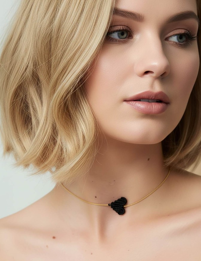 3 FILI COLLANA  CHOKER BASIC